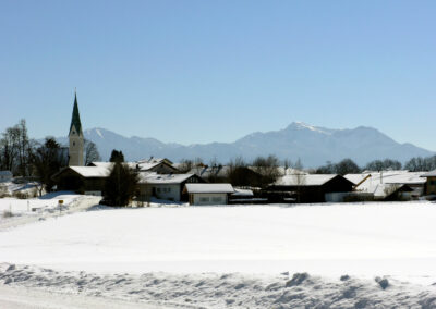 Gollenshausen im Winter| Urbanhof Fam. Reif